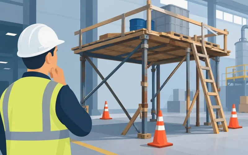 Riesgos de estructuras improvisadas industriales