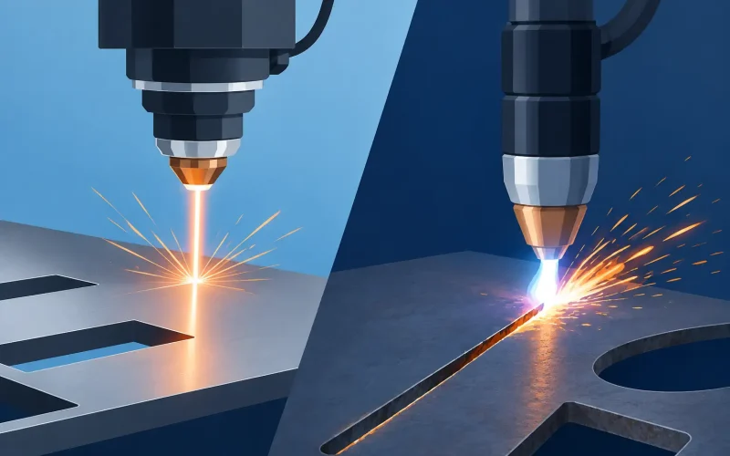 Corte láser o plasma para metal: cuál conviene