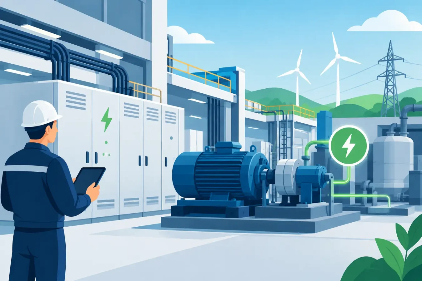 Electrificación industrial para operar sin fallas