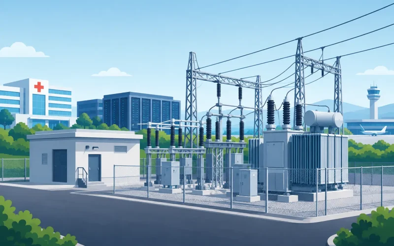 Subestaciones eléctricas para infraestructura crítica