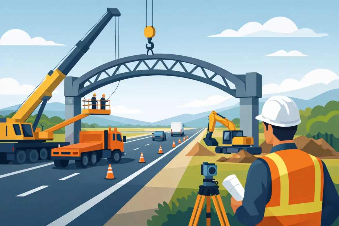 Instalación de arcos carreteros sin errores
