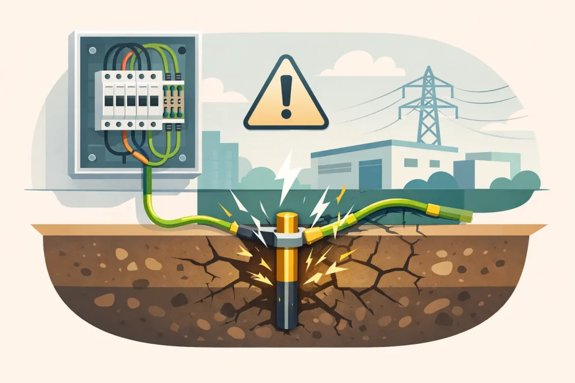 Por qué falla la tierra física en una instalación