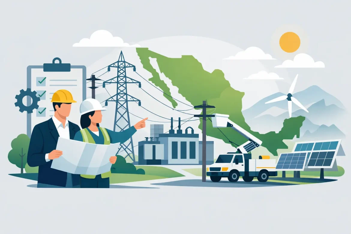 Requisitos técnicos para obras CFE en México