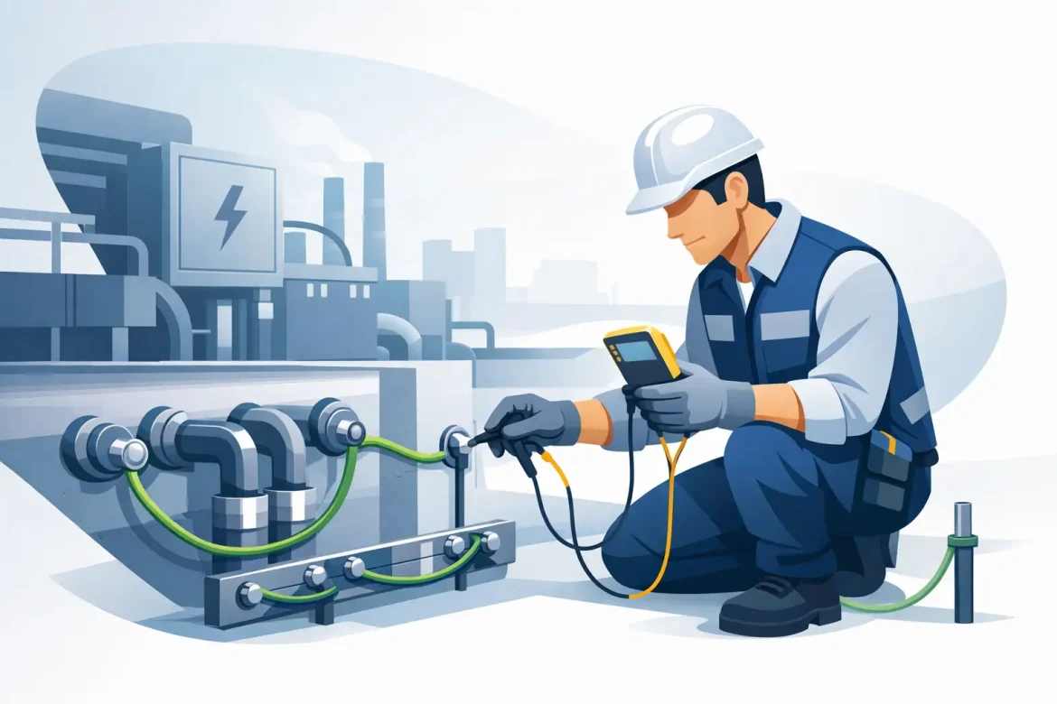 Cómo probar continuidad equipotencial industrial